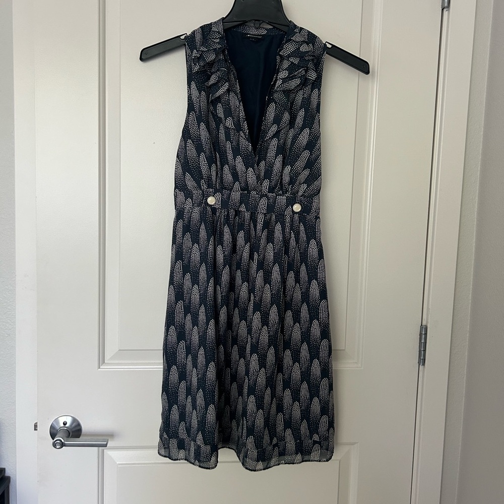Charlotte Ronson vintage style navy dress